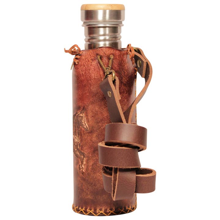 Vesica - Wholesale Bottle rack/holder - Brown - Horse - Deluxe Water Bottle Holder2