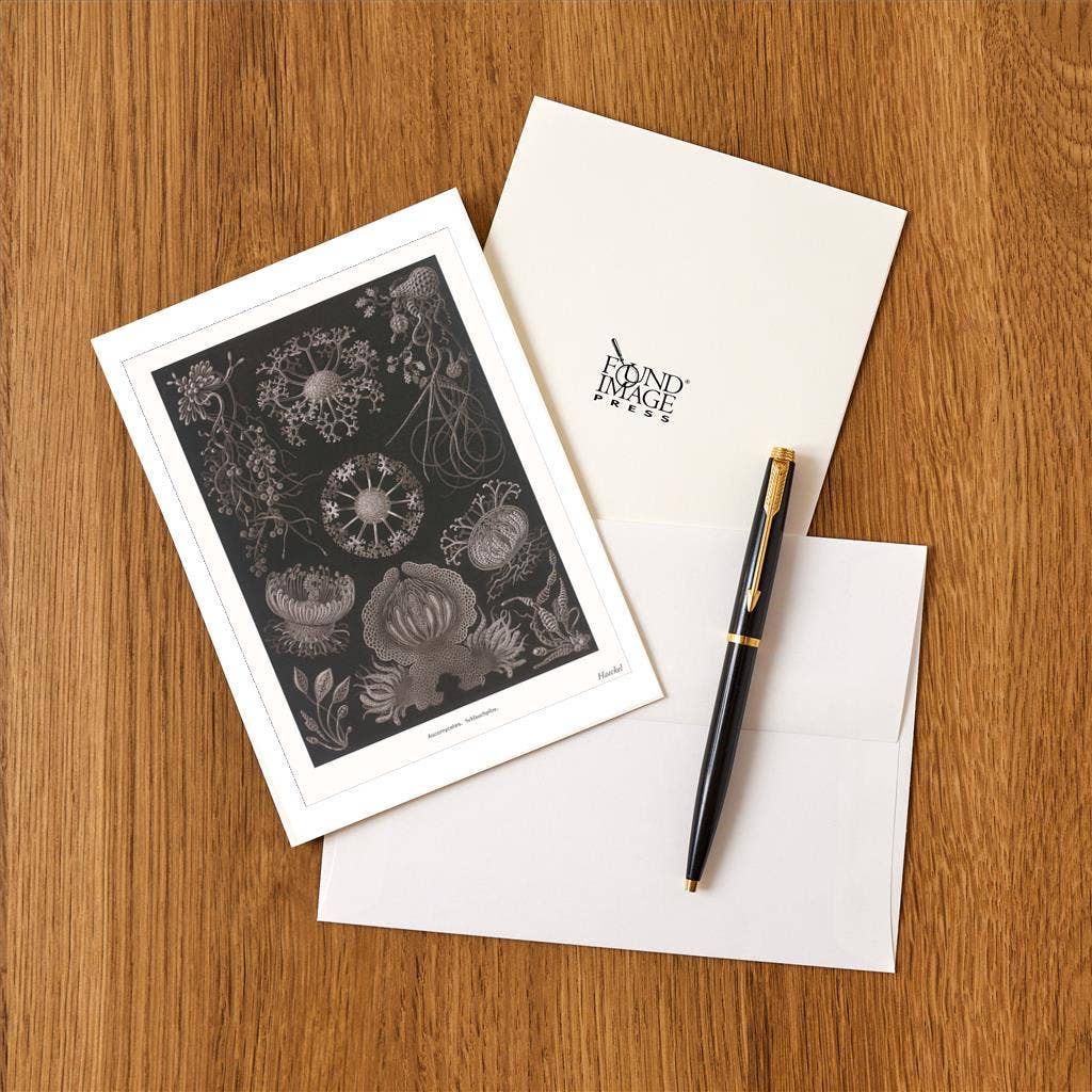 Found Image Press - Wholesale Stationery/Notecard Set - Greeting Card SE-158 Ascomycetes. Schlauchpilze1