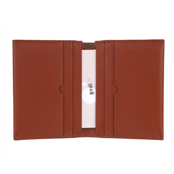 Rust Brown Bifold Wallet for wholesale by godi.