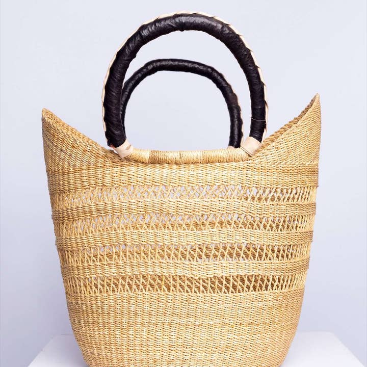 Bolga Einkaufskorb - SN.07 für den Großhandel von Woven Heritage Baskets