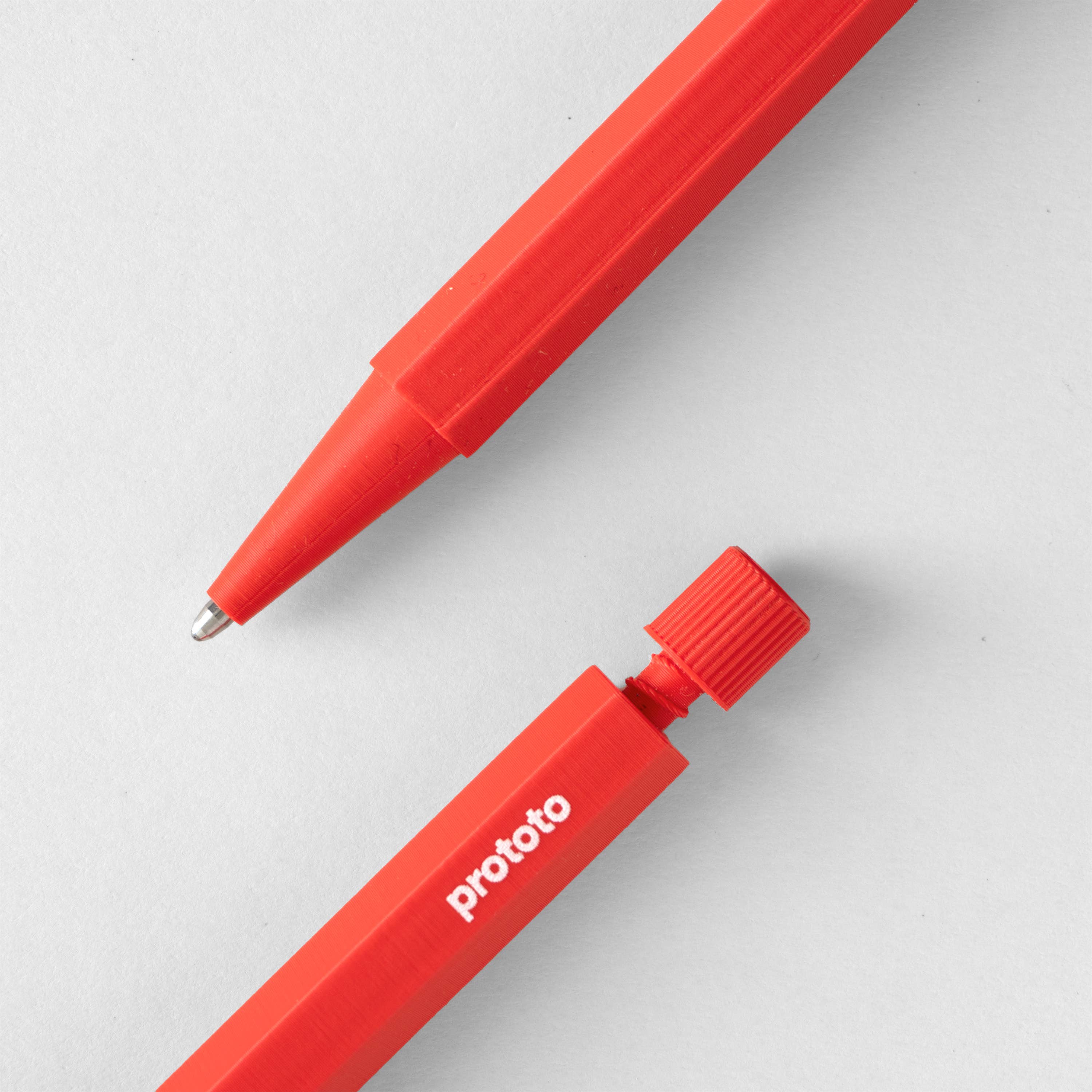 Prototo - Wholesale Pen - Red Zero Waste Ballpoint Pen Eco-Friendly Sustainable3