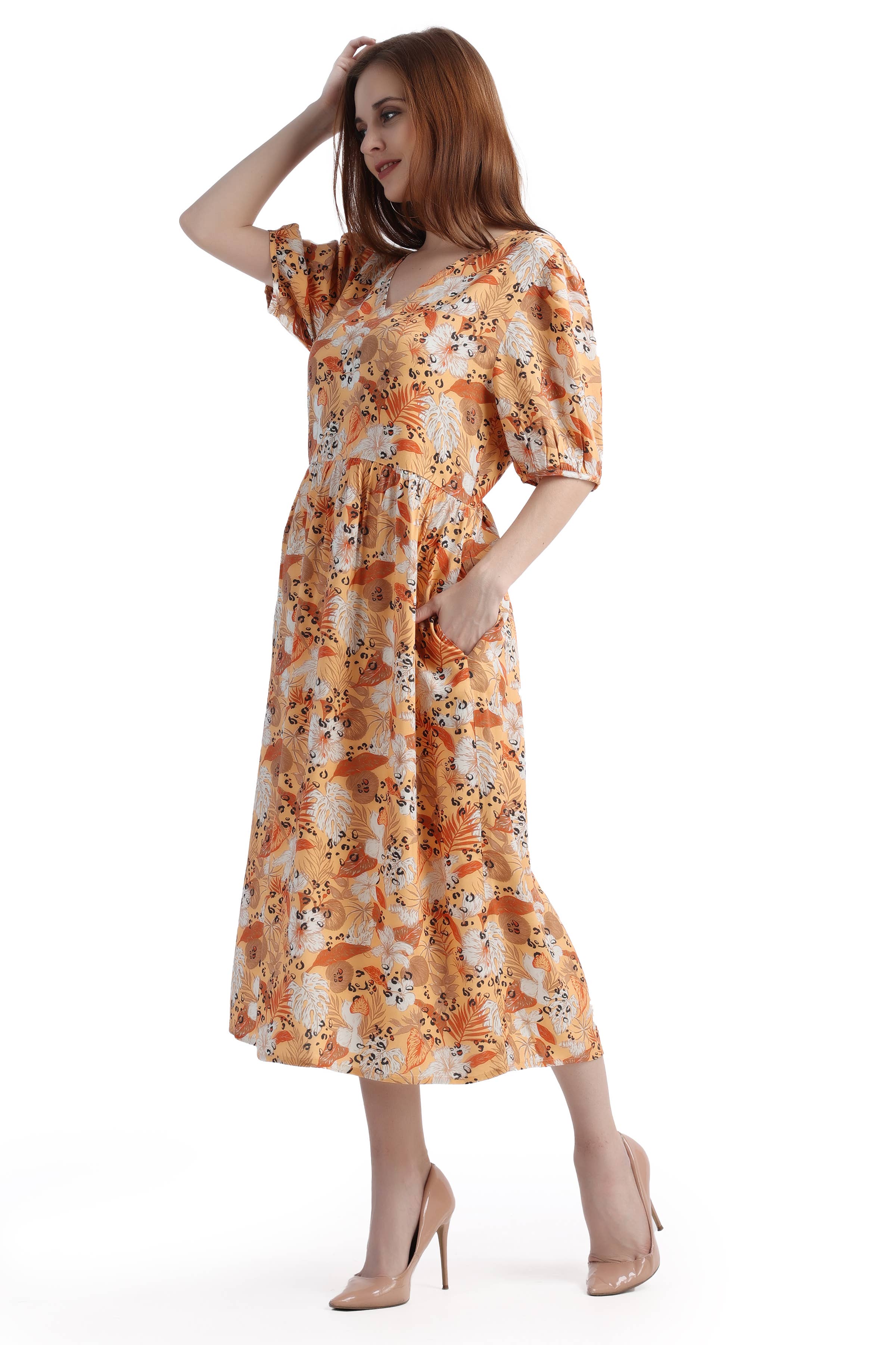 NRVNA MODE - Wholesale Dress - Women's - Riley Midi Dress4