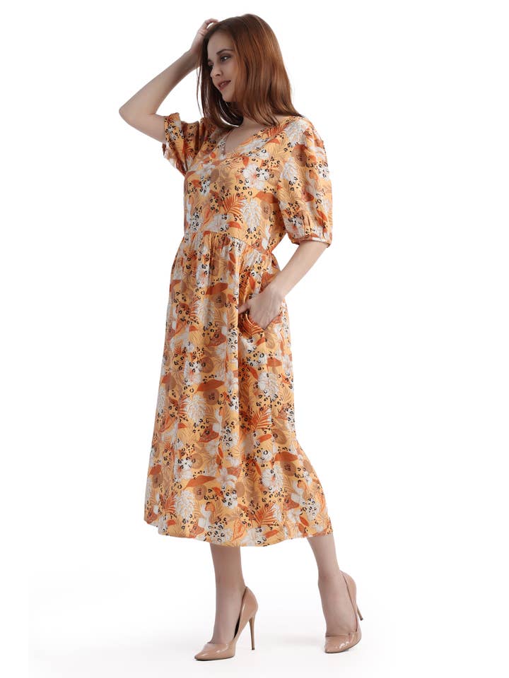 NRVNA MODE - Wholesale Dress - Women's - Riley Midi Dress4