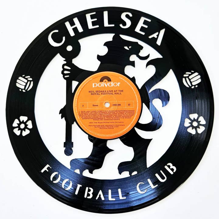 Vinyl Record Art - Chelsea FC for wholesale by Broken Record