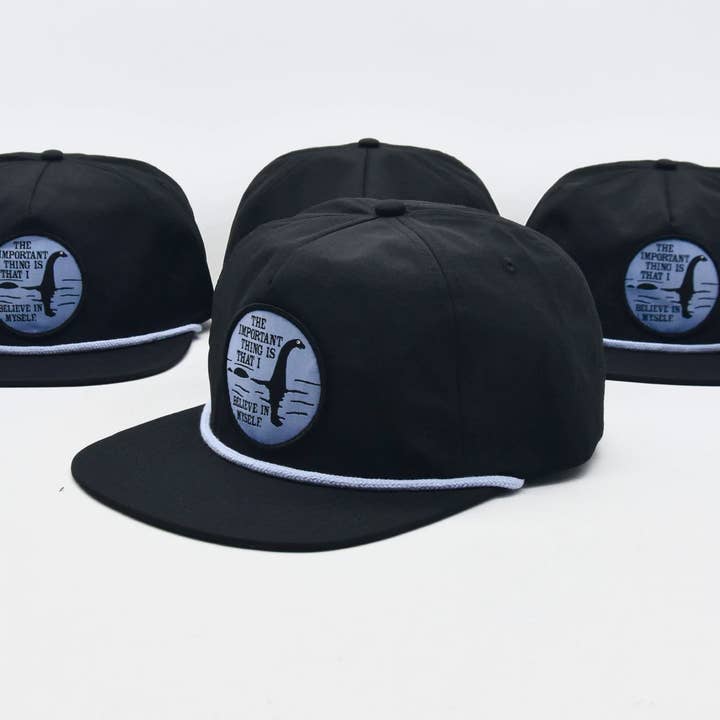 Sipsey Wilder - Wholesale Flat Brim Cap - Unisex - Nessie Believe Rope Hat