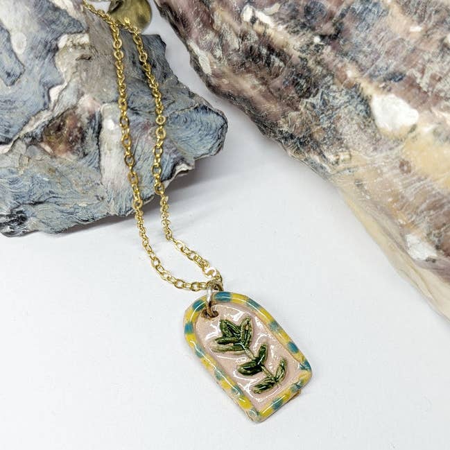 CERAMICS Plant Necklace for wholesale by byMaraca