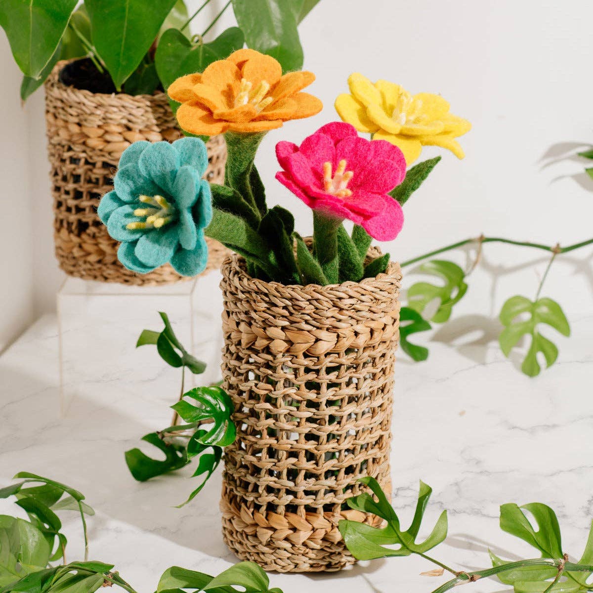 Global Goods Partners - Wholesale Artificial Flowers - Felt Camellia Flower9