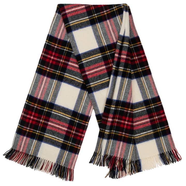 Prince of Scots - Vente Plaids - Plaid en laine d'agneau Shetland de Highland Tweeds (Dress Stewart)