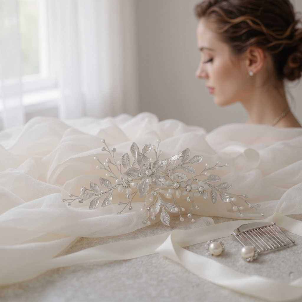 Athena Bridal Jewellery - Wholesale Fashion Headband - Women's - ATHENA COLLECTION - EXQUISITE CRYSTAL HEADPIECE - HC289 SILV1