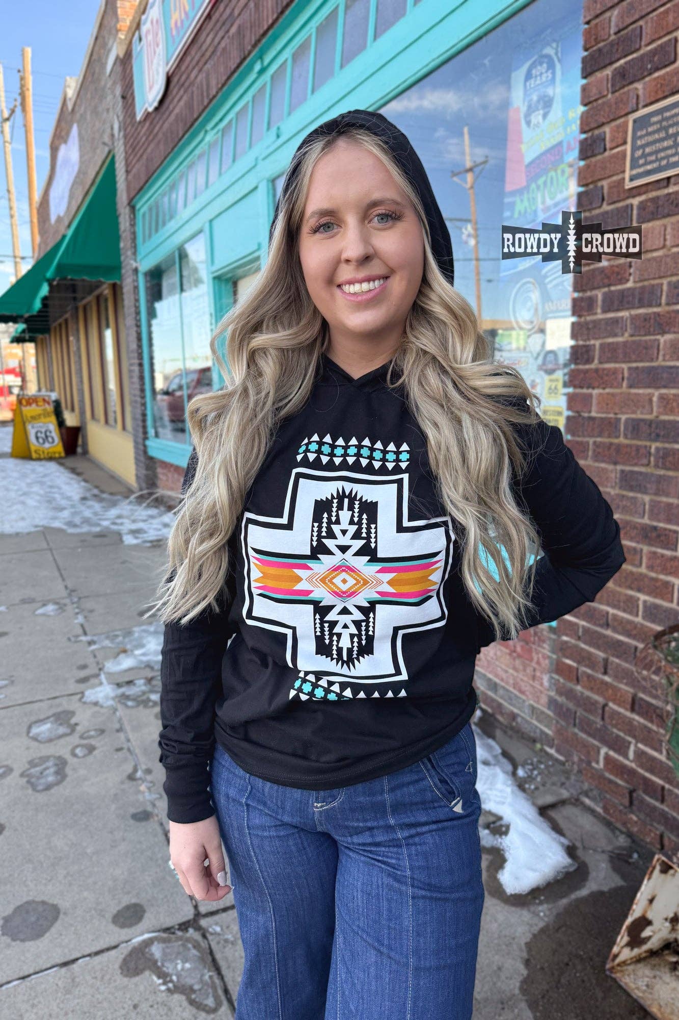 Rowdy Crowd Clothing - Vendita all'ingrosso Felpa con cappuccio - Donna - Felpa con cappuccio Angel Fire5