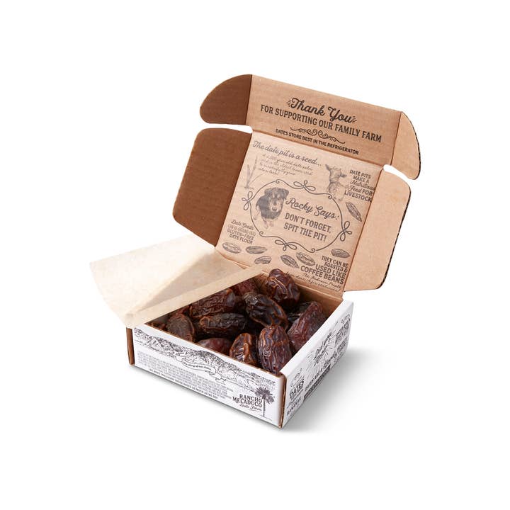 Rancho Meladuco Date Farm - Wholesale Dried/Dehydrated Fruit - 1 lb. ORGANIC Mixed Size Loose Pack Medjool Dates