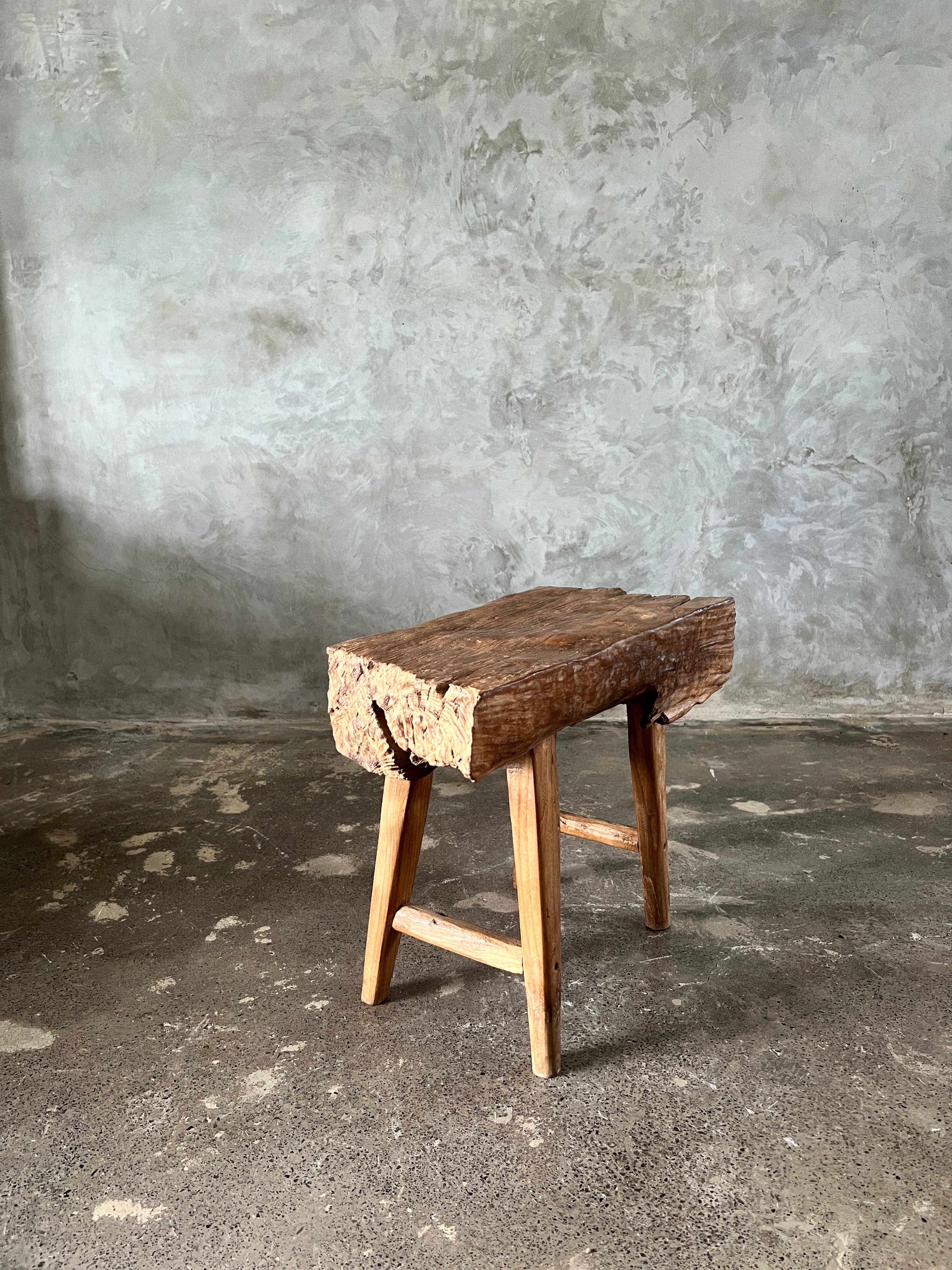 Office Objets - Wholesale Bench - Small organic bench in blonde Asian teak with four legs - Sepuluh39