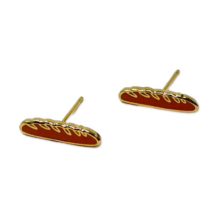 *UDSALG* Baguette Emalje Øreringe for engroshandel hos Jenny Lemons