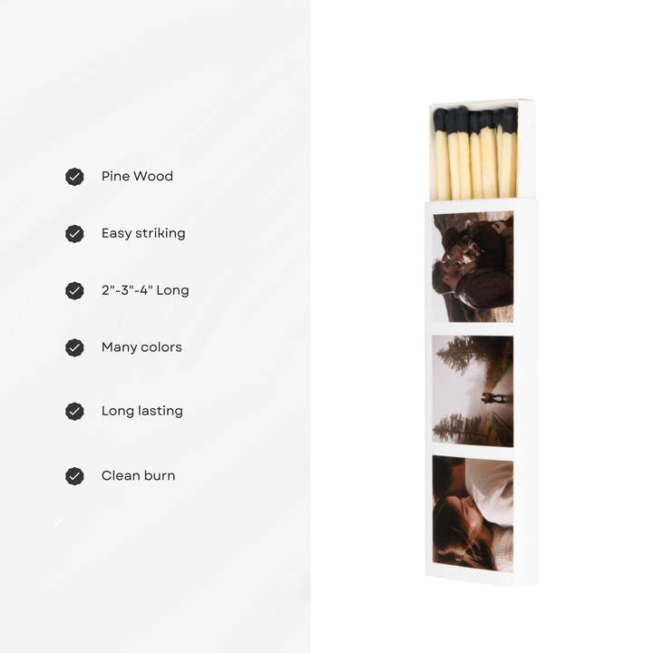 Chandler Studio - Wholesale Matches - Custom Matchboxes 4" Inch Long Colorful Matches for Wedding2