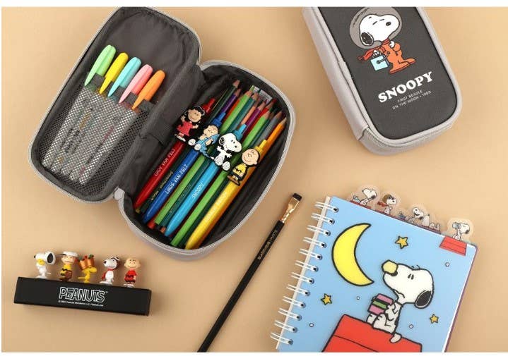 K-Wonderland - Wholesale Pencil Case/Pouch - Peanuts Snoopy Multi Pencil Case Pouch4