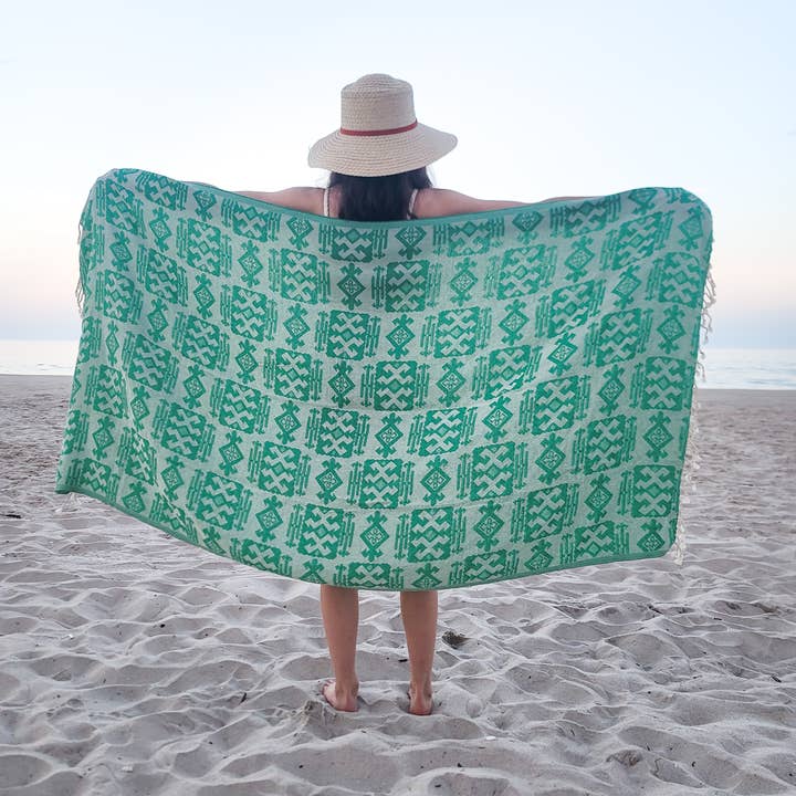 Mexican Blanket | Aztec Throw | Oversized Turkish Towel for wholesale by Kalkedon Towels