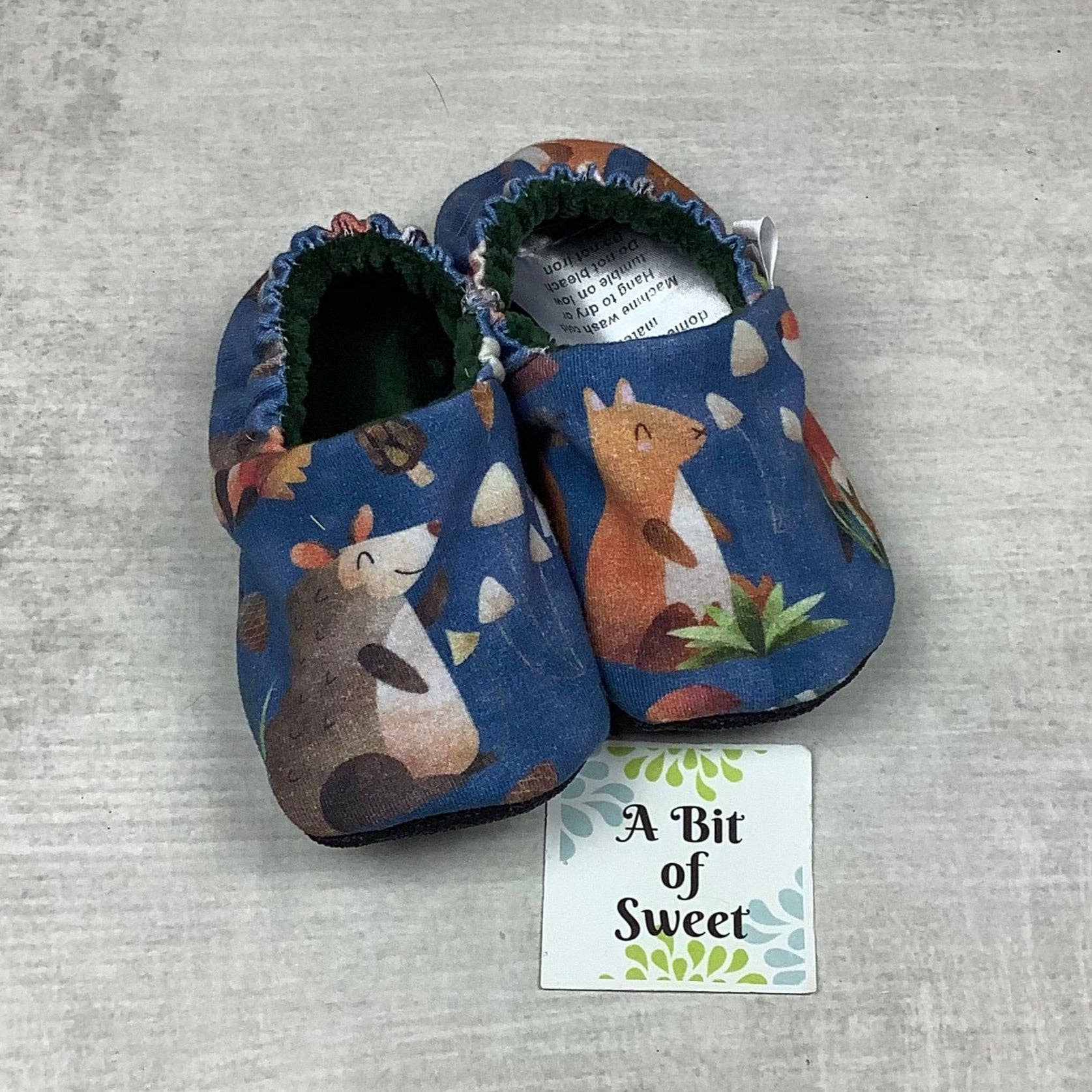 A Bit Of Sweet - Wholesale Crib Shoes - Baby - Woodland Creatures Soft Sole Shoes0