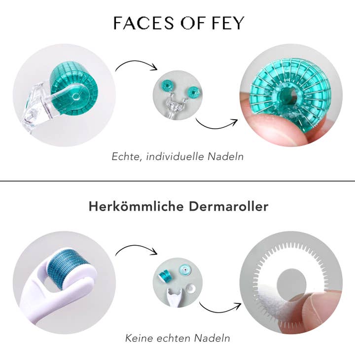FACES OF FEY - Wholesale Electronic Skincare Device - Derma roller 0,25mm - with real needles - FACES OF FEY4