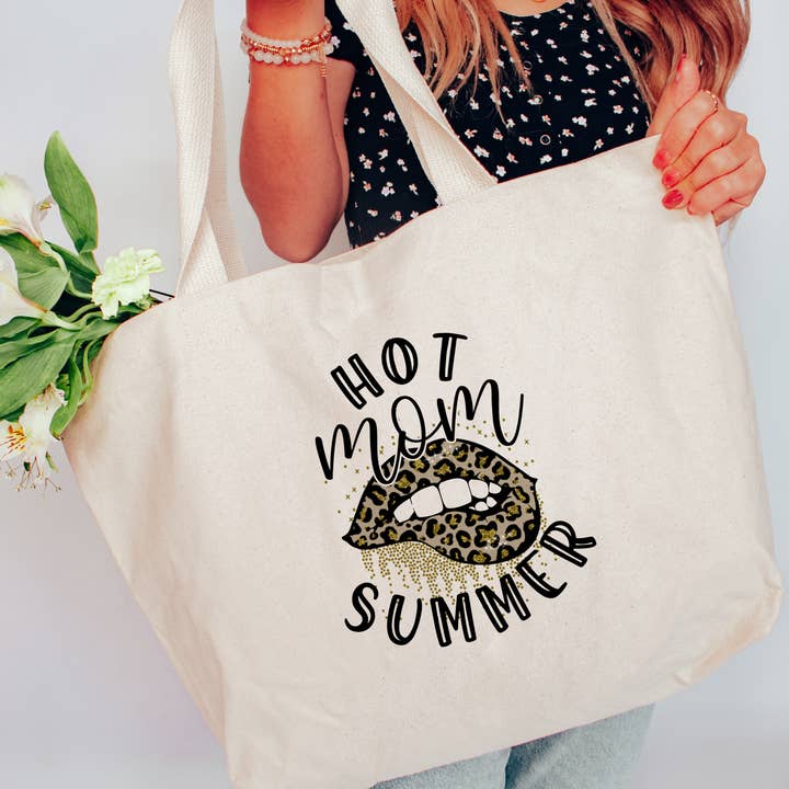 Bolso Hot Mom Summer with Lips, 2 tallas para venta al por mayor de Love You a Latte Shop