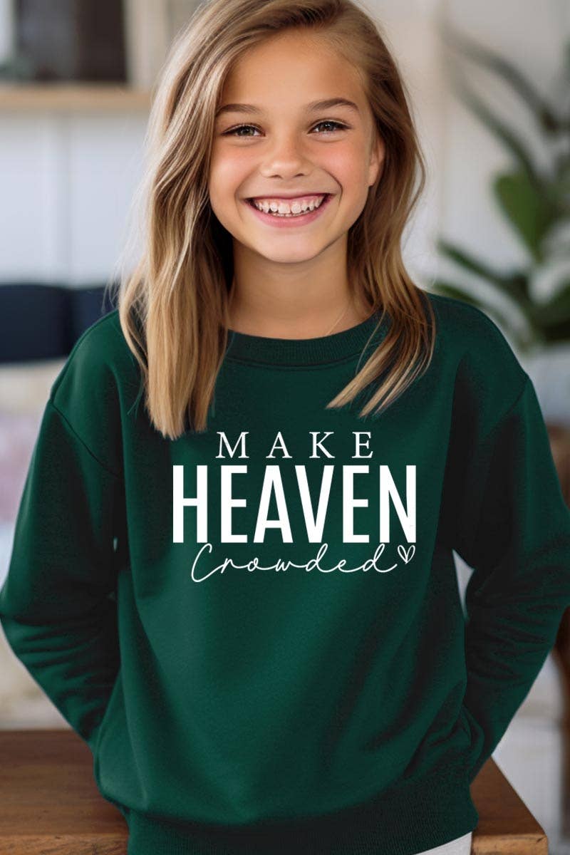 Pink Irene Wholesale - Wholesale Shirt - Women's - Make Heaven Crowded Kids Graphic Sweatshirt8
