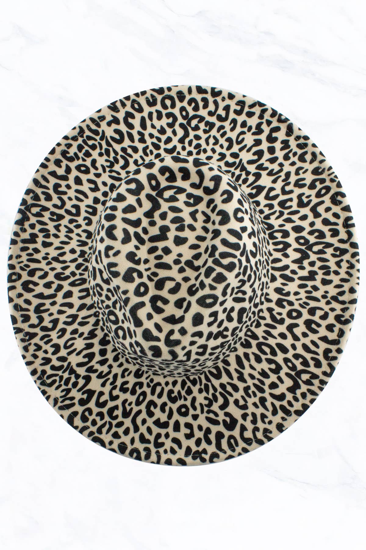 Suzie Q USA - Wholesale Fedora - Women's - Big Brim Peach Heart Top Leopard Jazz Fedora Hat6