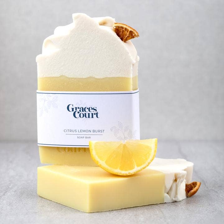 Citrus Lemon Burst Bar Soap for wholesale by Graces Court