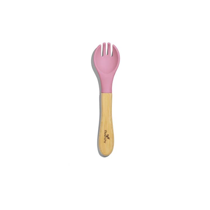 Avanchy - Wholesale Flatware set – Kids & Baby - Training Fork | Bamboo & Silicone16
