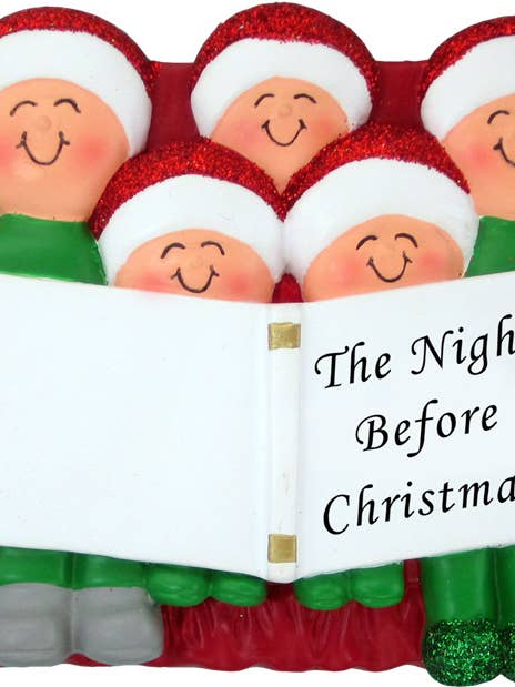 Night Before Christmas: 5 People for wholesale by Ornament Central