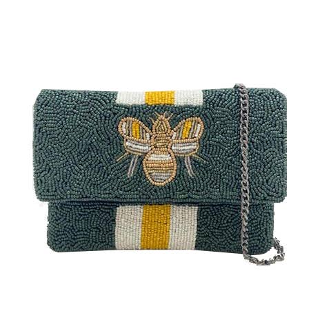 BEE BAYLOR BEADED MNI CLUTCH for wholesale by Pizzazz, Inc.