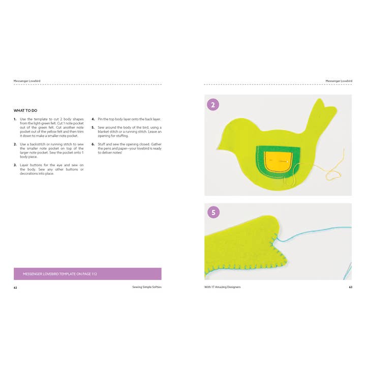 Schiffer Publishing - Wholesale Crafts, Hobbies & DIY - Sewing Simple Softies with 17 Amazing Designers4