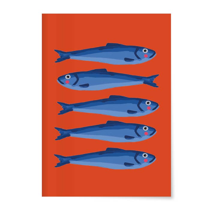 Fish | Notebook DINA5 for wholesale by MIAO Papeterie