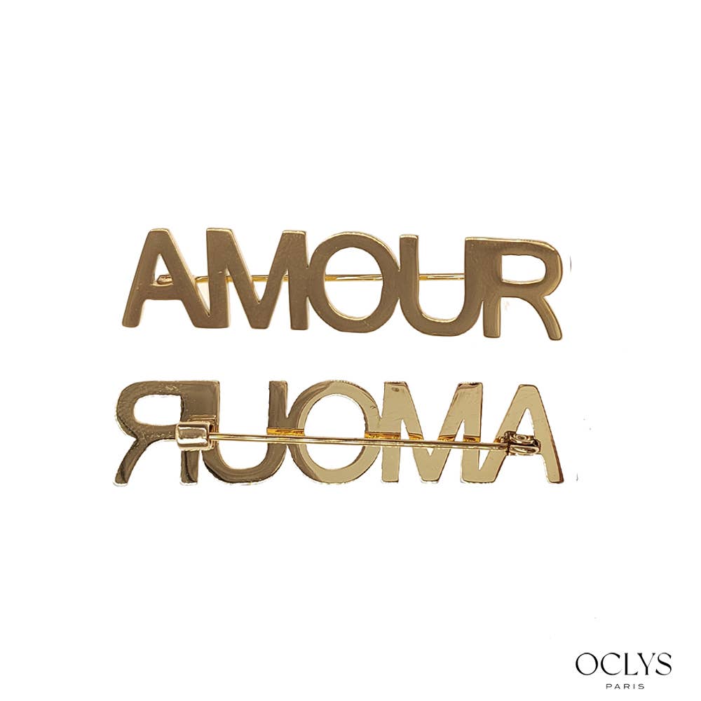 Oclys - Wholesale Brooch - Stainless steel love brooch1