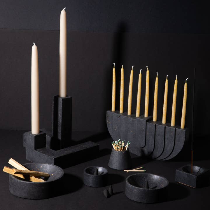 pretti.cool - Wholesale Menorah - Menorah | Black Terrazzo2