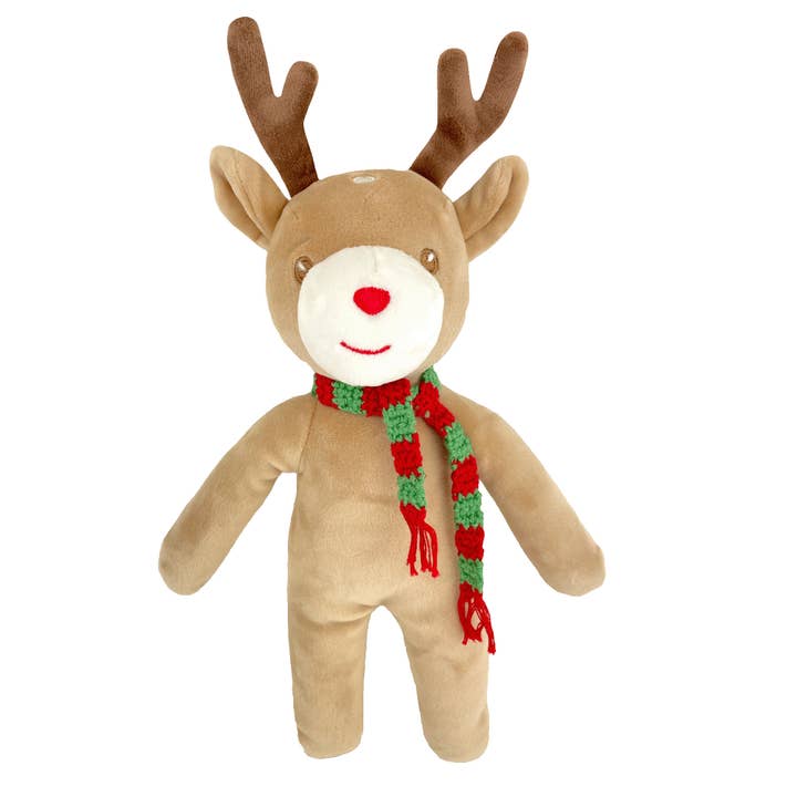 Reginald the Reindeer Plush Toy for wholesale by Petit Ami & Zubels