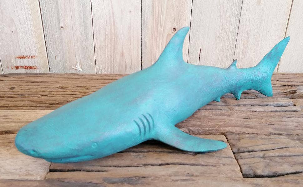 Michael & Philipp Noll e. K. - Wholesale Decorative Figurine - Shark Figure Statue 41.5x18.5x13H cm4