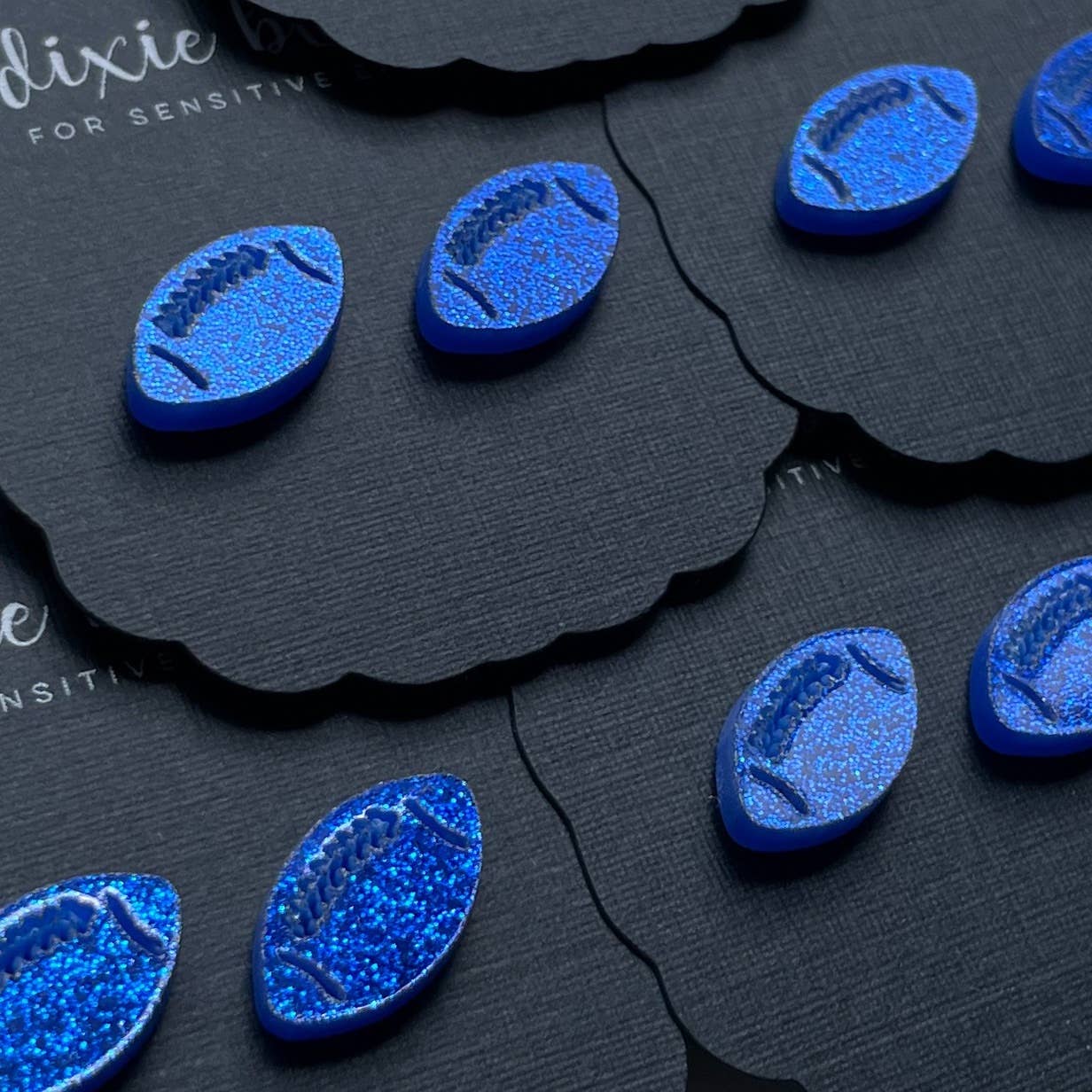 Dixie Bliss - Wholesale Stud/Post Earrings - Football Sport Team Stud Earrings - 12 colors!21