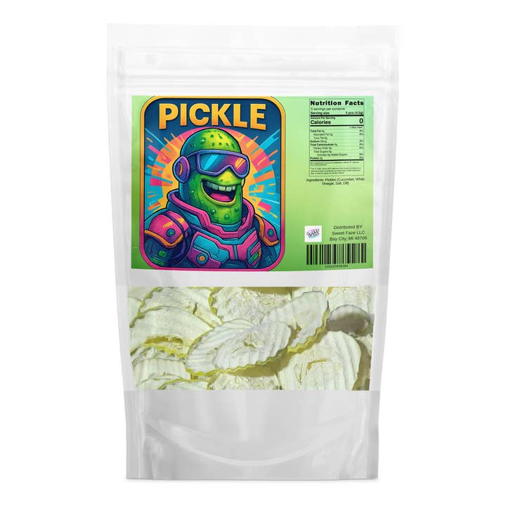 Freeze Dried Pickles | Original - Wholesale and other Purchase Wholesale chips online. Free Returns & Net 60 Terms on Faire trending on Faire.