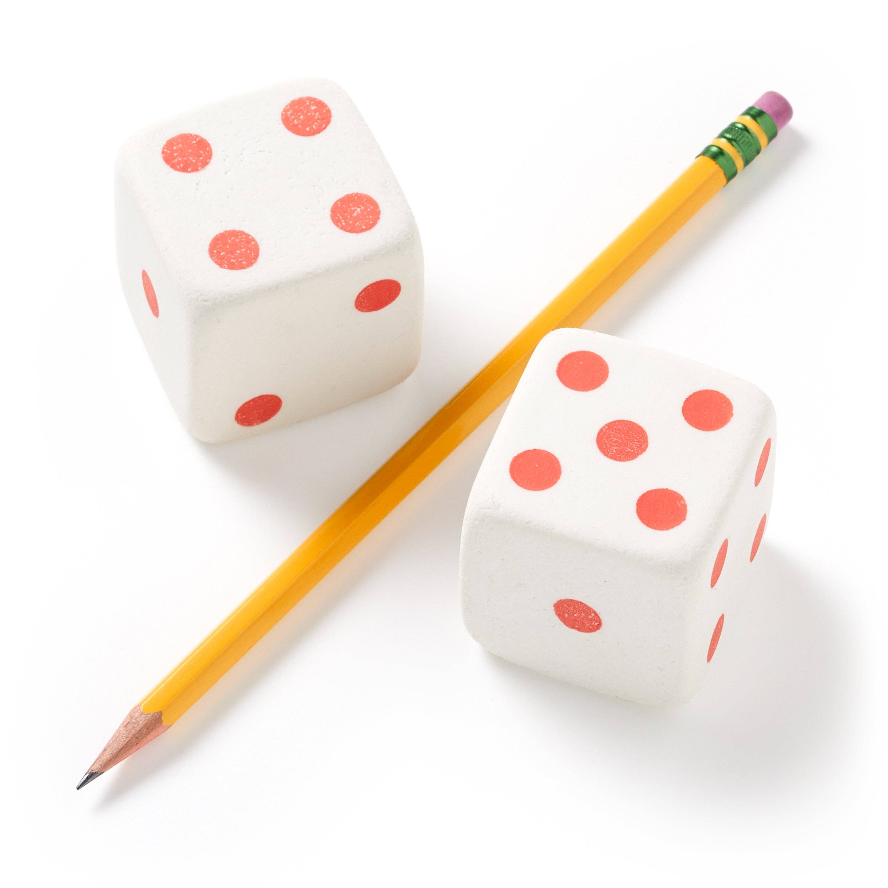 Abrams & Chronicle Books - Vente Gommes - Ensemble de gommes géantes "Make Big Mistakes Giant Dice Eraser Set" (gommes)5