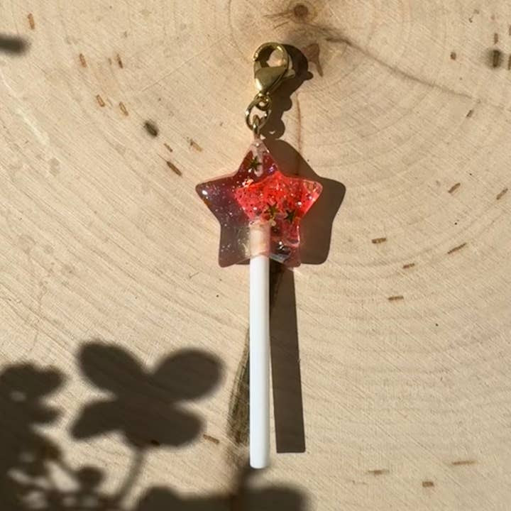 Fairy Wand Planner Charm - Journal Accessory for wholesale by Honey & Pearl Paper