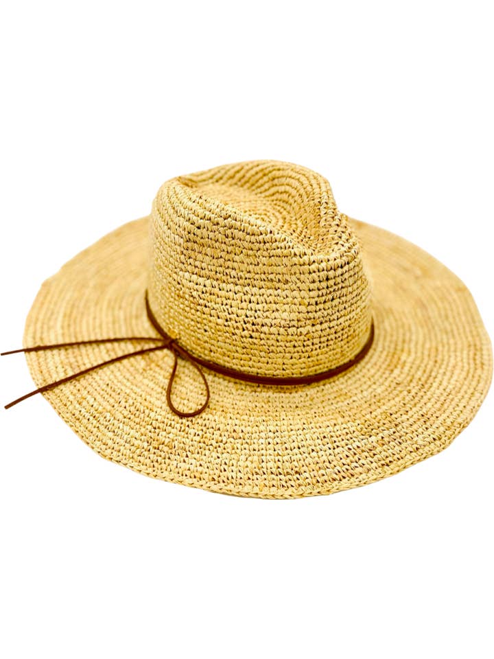 The Sonora - Cappello Fedora in rafia per la vendita all'ingrosso da parte di Chloe Alexis