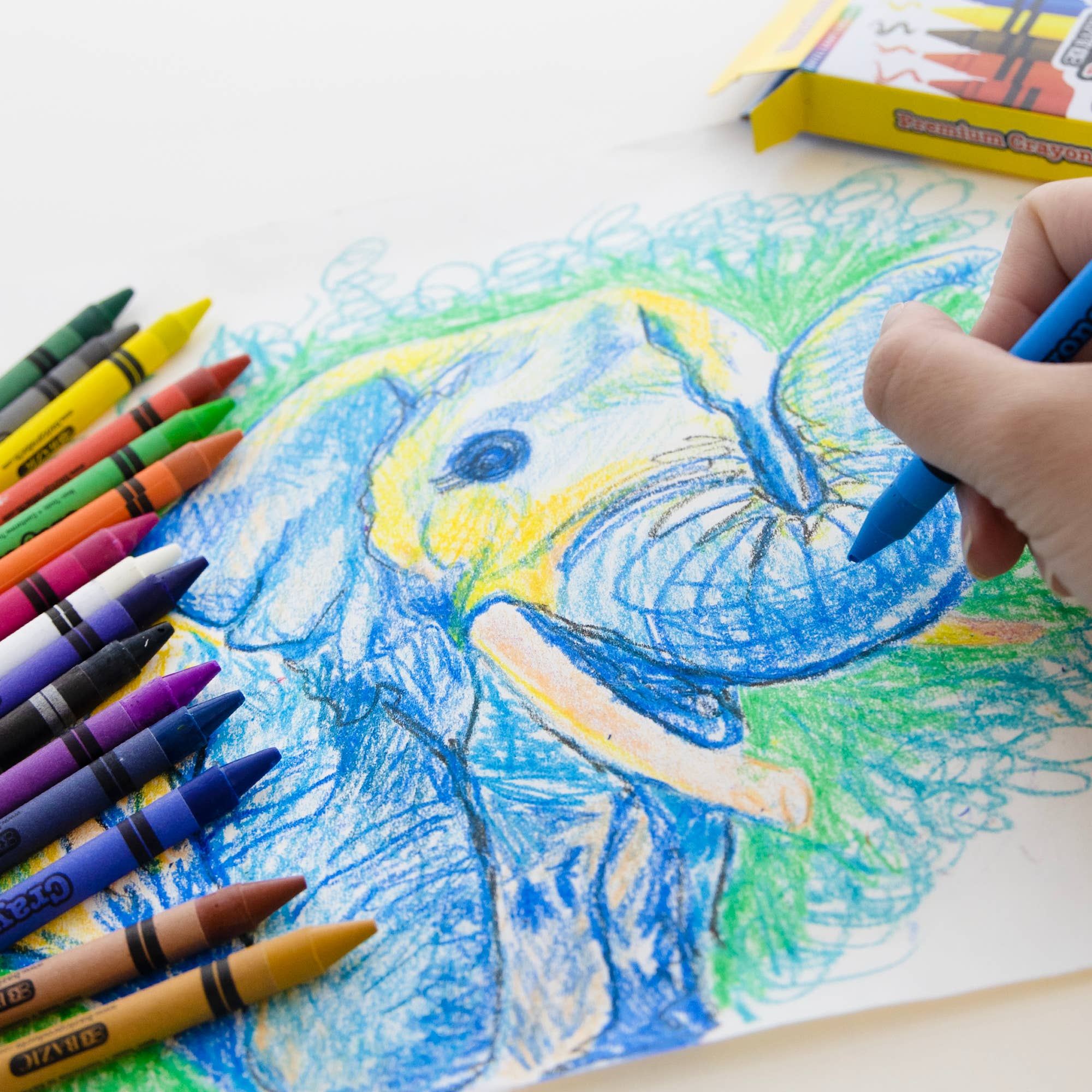 BAZIC Products - Wholesale Crayons - Kids & Baby - Premium Crayons 16 Color3