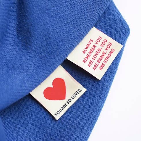 soch and co - Wholesale Craft sewing kit - You are loved sew in tags 3