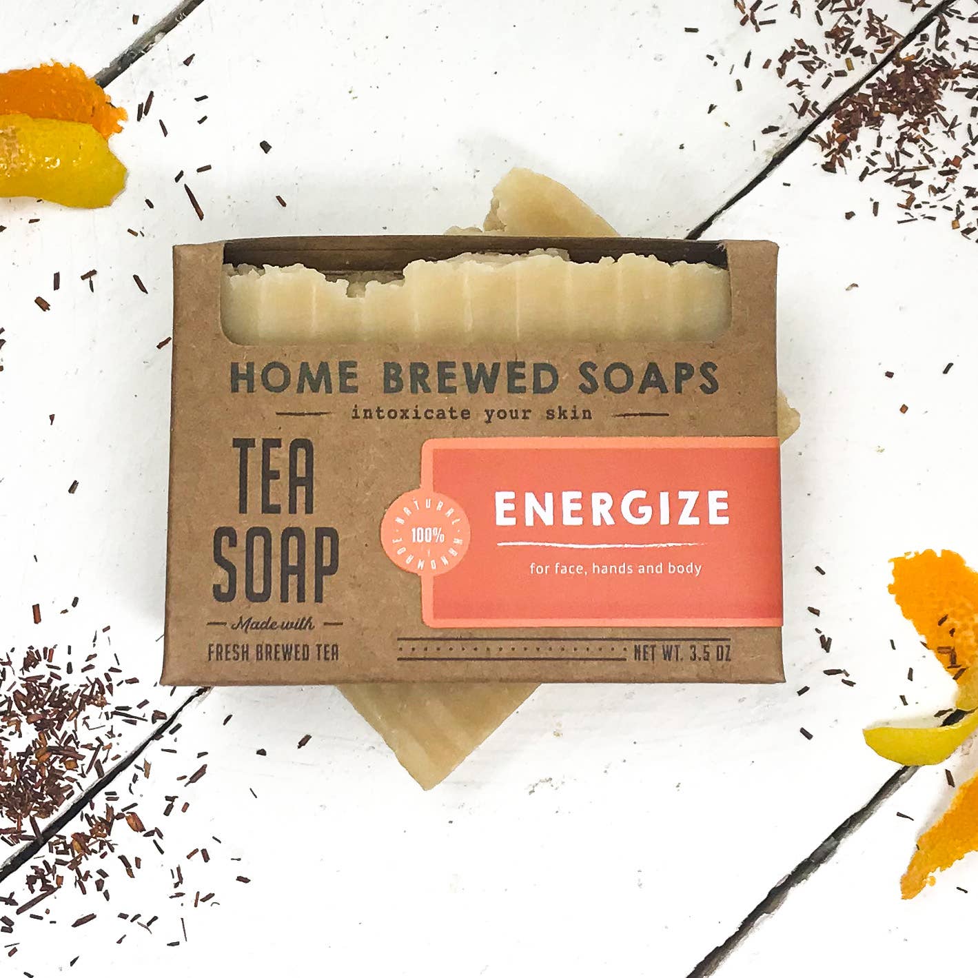 Home Brewed Soaps - Wholesale Bar Soap - Energize Tea Soap
