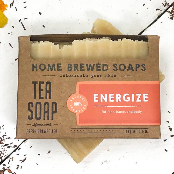 Home Brewed Soaps - Wholesale Bar Soap - Energize Tea Soap0
