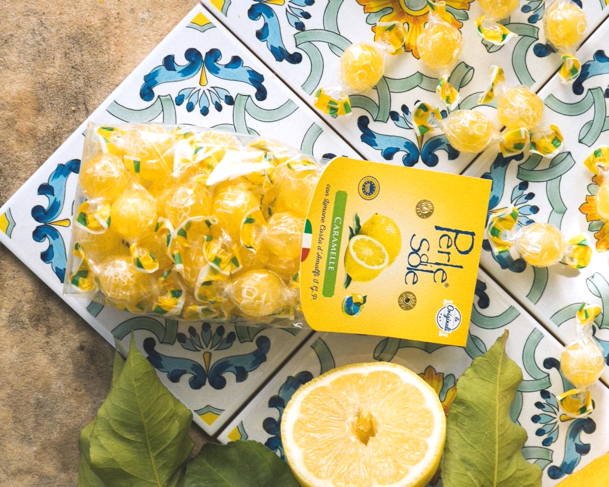 Perle di Sole LLC - Wholesale Hard Candy - Original Lemon Drops from the Amalfi Coast (7.05 oz Bag)1