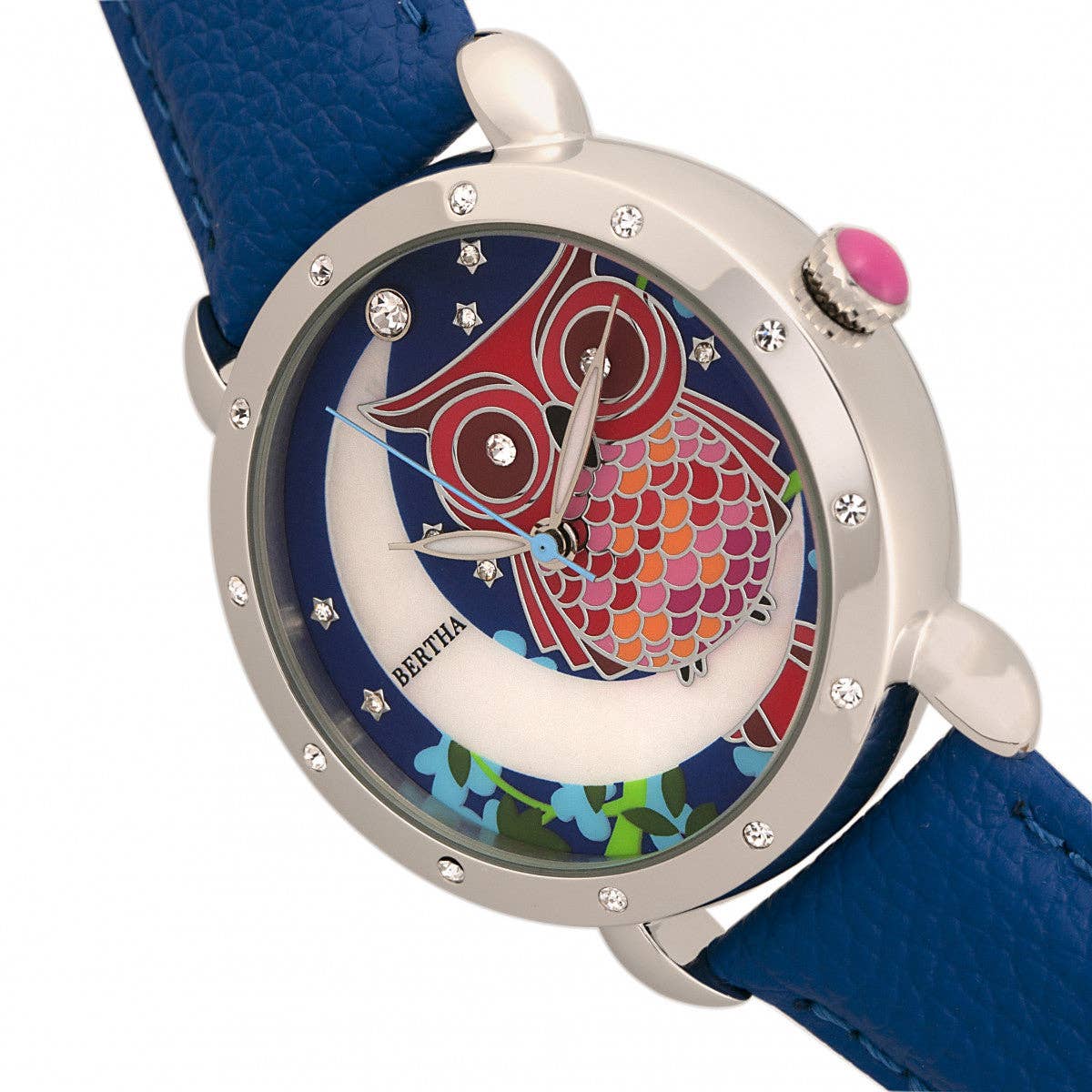 Bertha - Wholesale Wrist Watch - Women's - Bertha Ashley Mother-of-Pearl Leather-Band Watch13