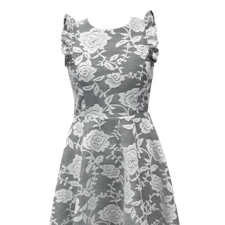 Skater Dress with Keyhole (Big Girl) for wholesale by Ava & Yelly