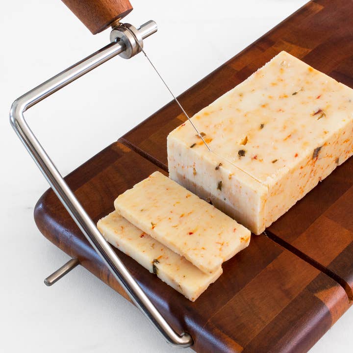 Totally Bamboo - Wholesale Cheese Board - Rock & Branch® Acacia Charcuterie Board with Cheese Slicer