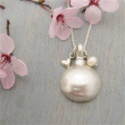 Luxe Design Jewellery - Wholesale Individual Charm/Pendant - Circle Urn Pendant for Cremation Ashes Sterling Silver2