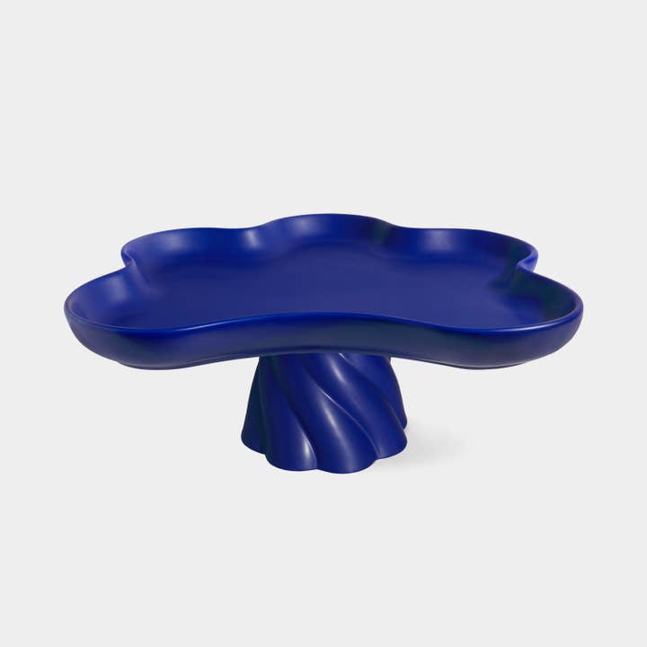 54 Celsius - Wholesale Decorative Tray - OCTAEVO Templo High Tray - Dark Blue0